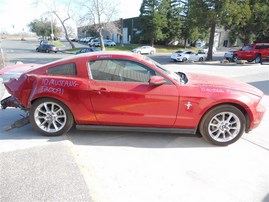 2010 FORD MUSTANG PREMIUM COUPE RED 4.0 AT PONY PACKAGE F20091